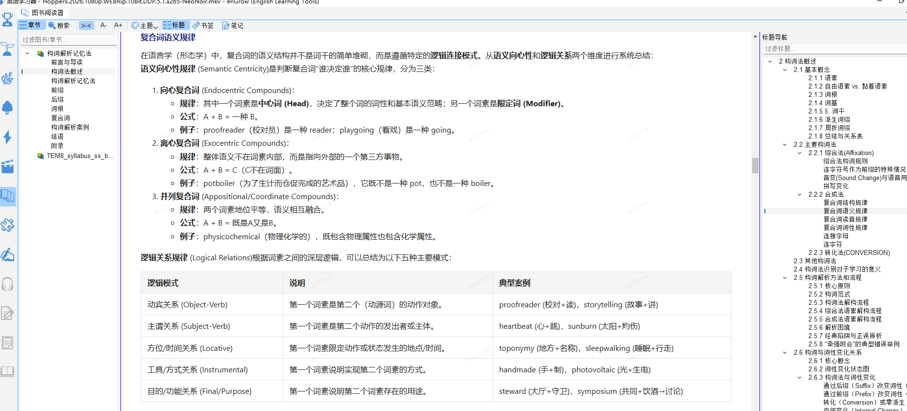 SCREENSHOT: screenshot-15-04 构词解析记忆法图书阅读界面（图书阅读器模式）